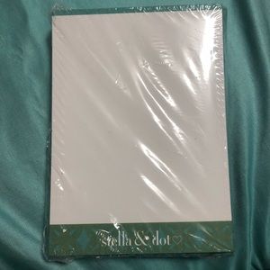 Stella and Dot note pad with envelopes